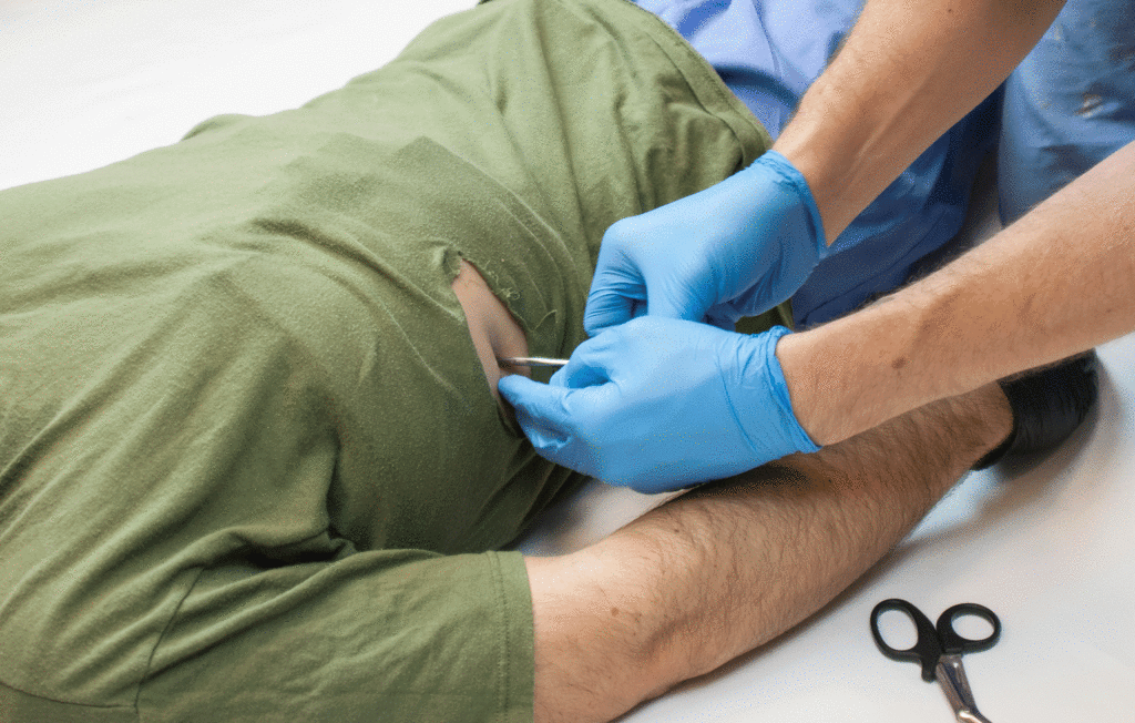 Wearable Chest Tube Trainer