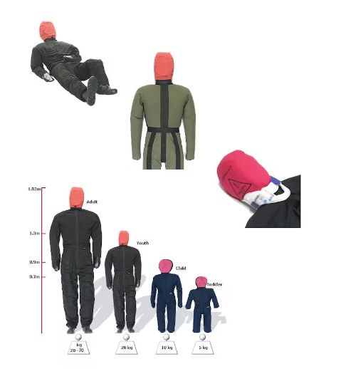Shorter Adult Duty Range Manikin