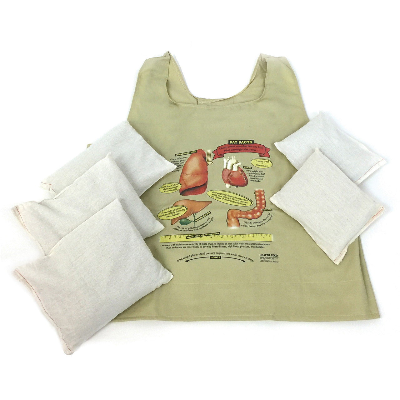 adult size fat vest for education