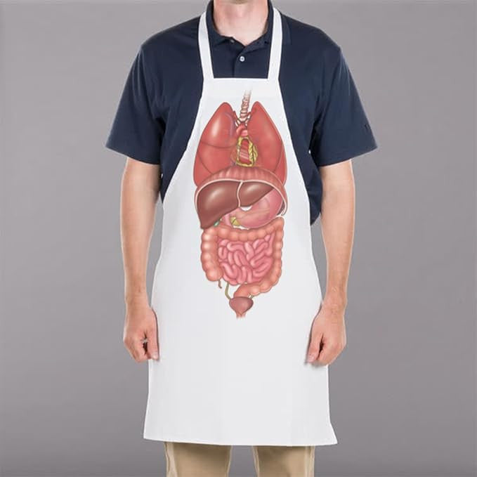 Anatomical Organs Kitchen Smock