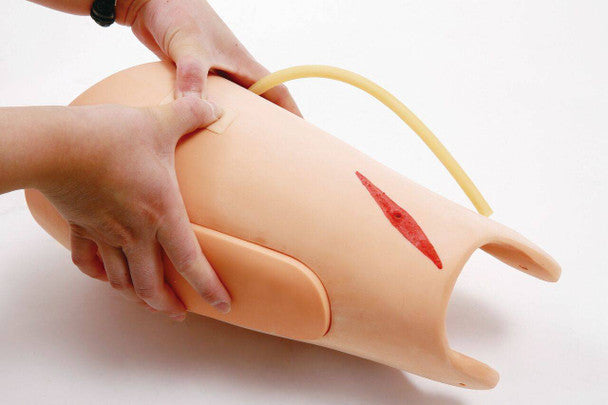 Amputated and Trauma Bleeding Leg