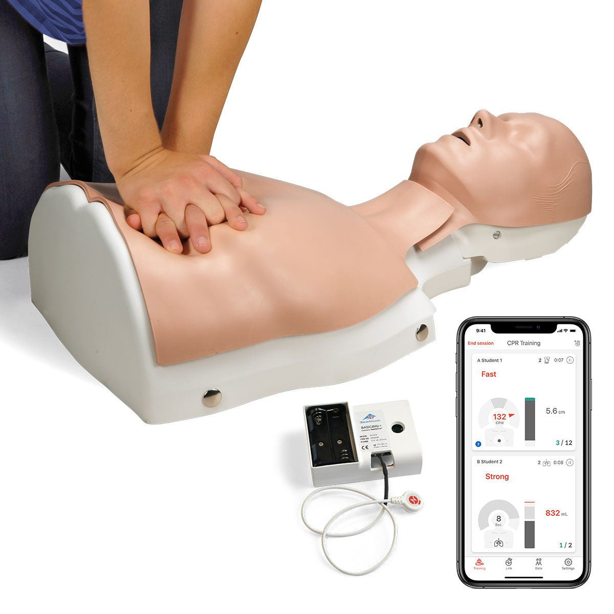 BASICBilly+ Basic Life Support and CPR Simulator (incl. Upgrade Kit)