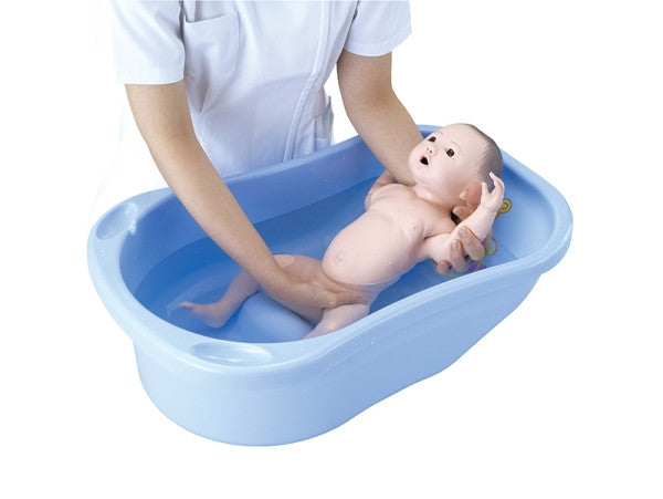 Bathing with the Baby-care Manikin