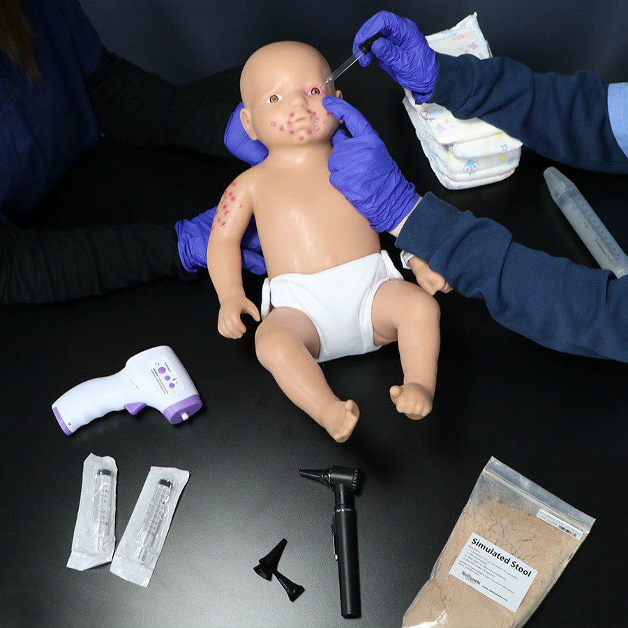 Pink Eye Treatment Simulation on the Common Childhood Illness Baby