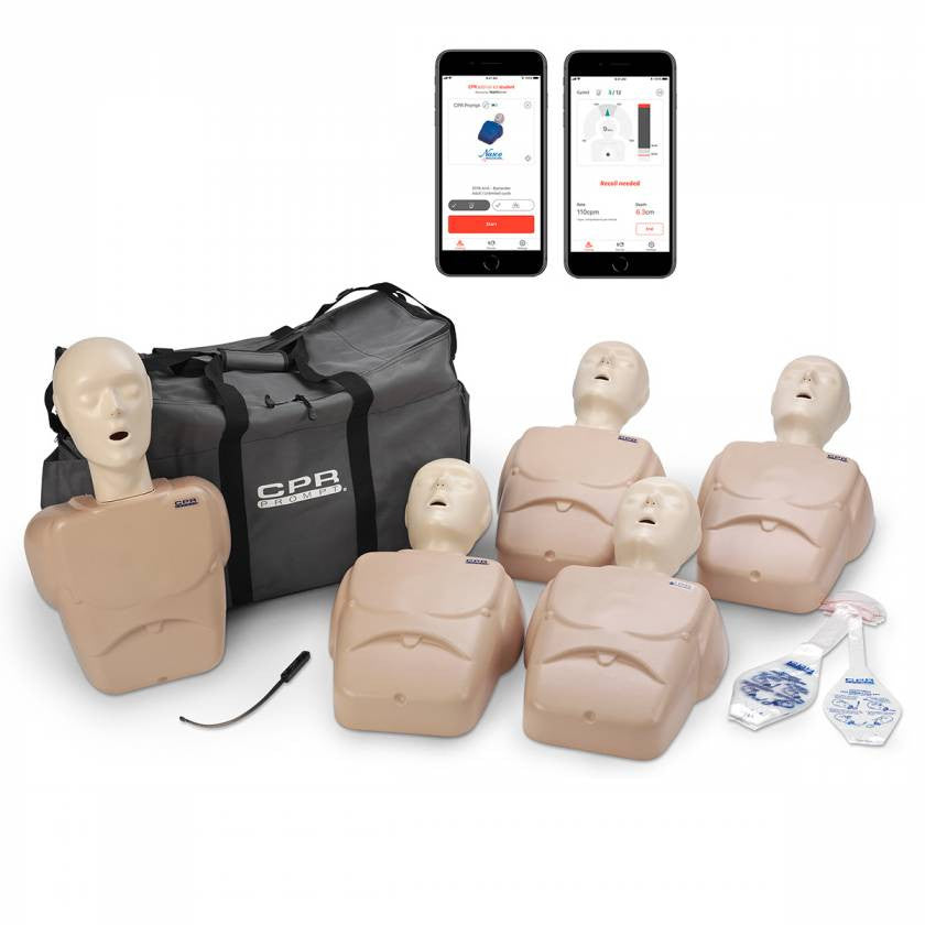 CPR Prompt Manikin (Medium Skin Tone, 5 Pack)