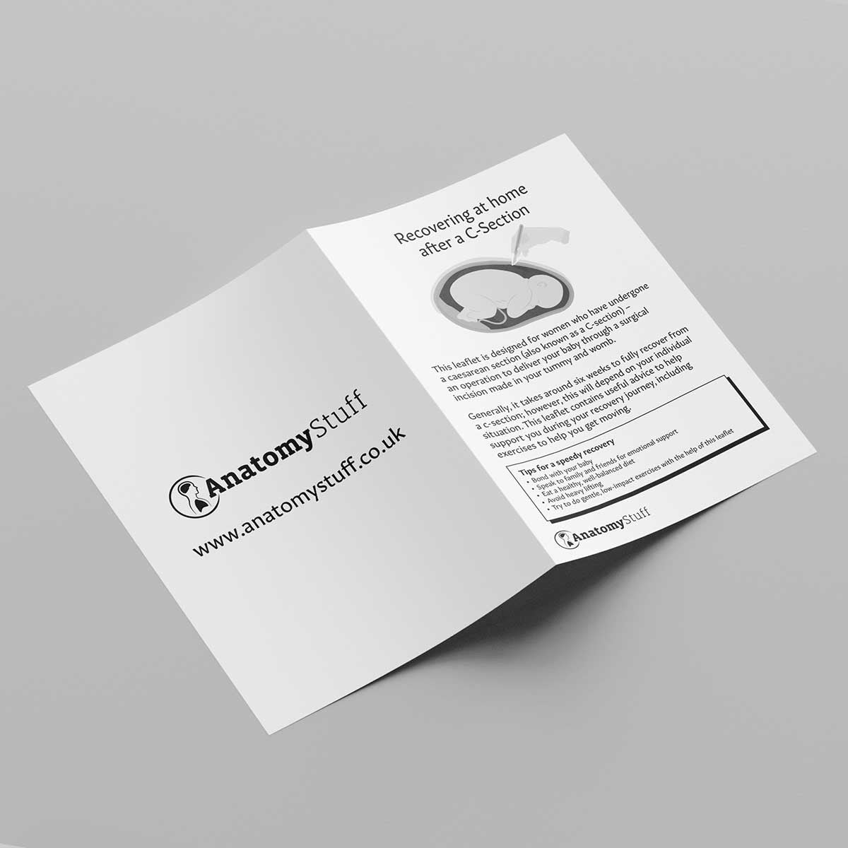 C-Section Aftercare Exercises Leaflet (Printable PDF)