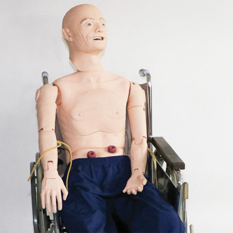Geriatric Nursing Manikin in wheelchair