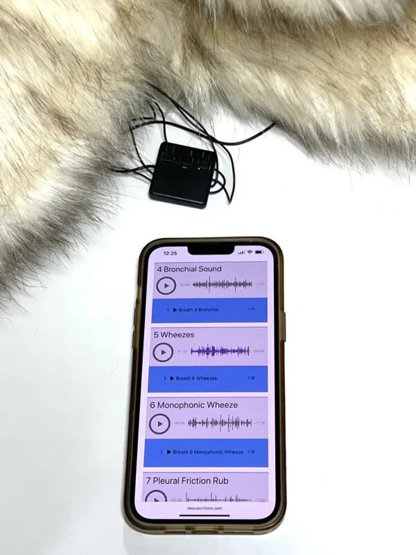 "Goldie K9" Canine Breath/Heart Sound Simulator