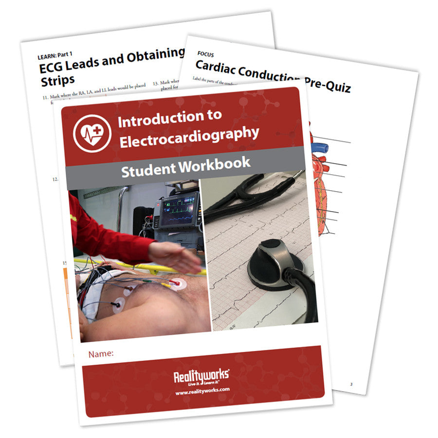 Introduction to Electrocardiography (ECG) Student Workbooks (Set of 20)