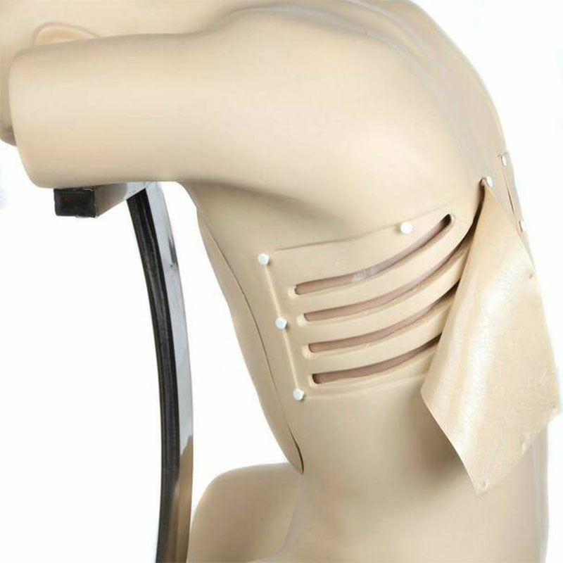 Lateral View of Palpable Ribs on Thoracentesis Simulator