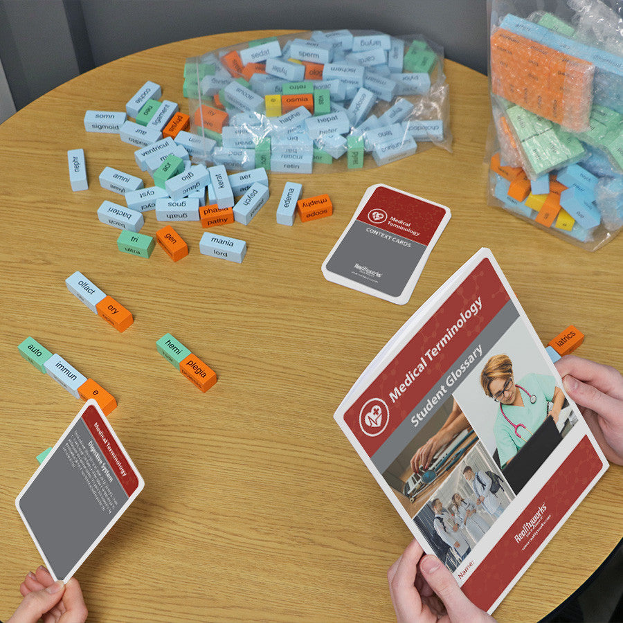 Medical Terminology Kit Terminology Blocks and Physical Context Cards