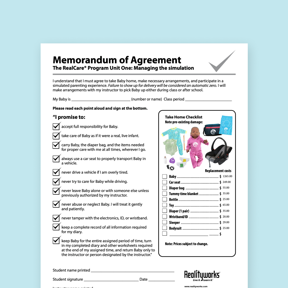 Memorandum of Agreement
