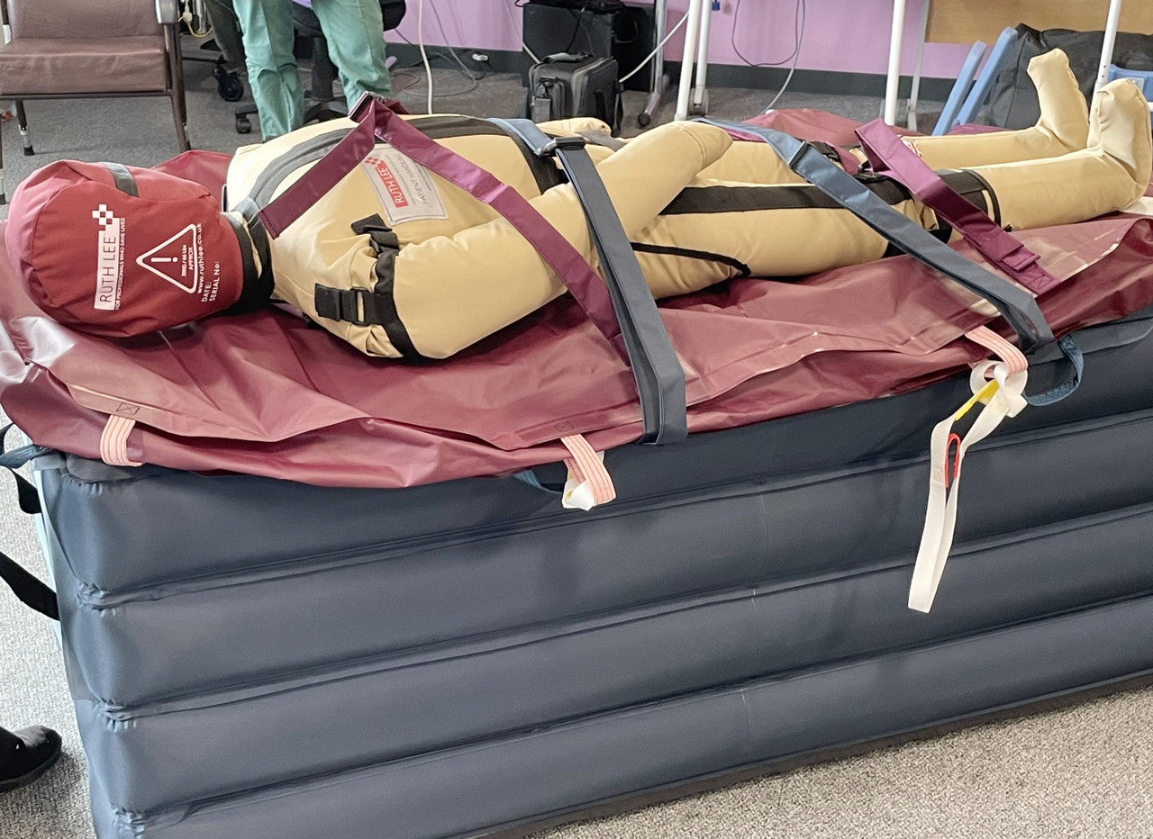 Allows staff to practice using patient floor lifts