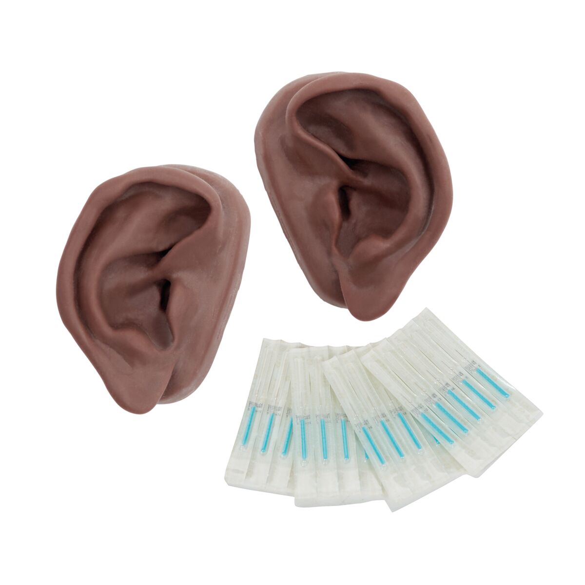N16D Acupuncture Ears Set 10 dark 1024486 pair with needles
