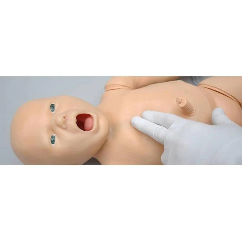 PEDI Blue Newborn CPR Patient Simulator with SmartSkin
