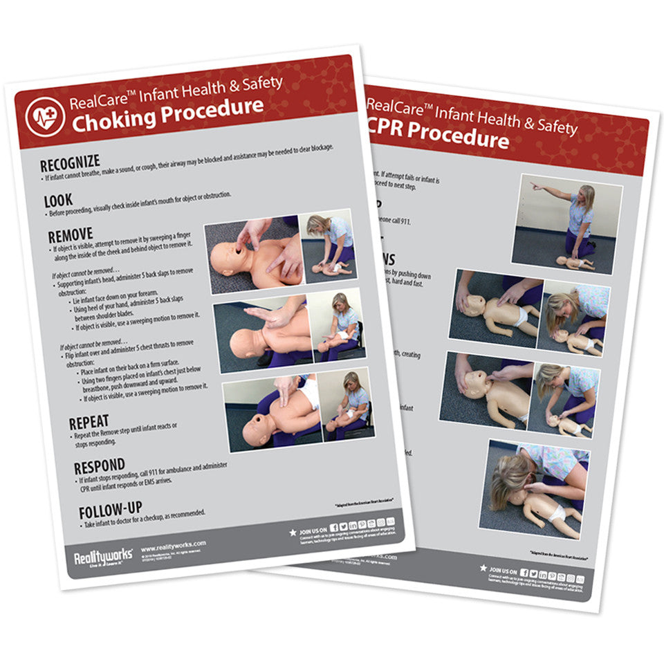 Safety Posters included in the RealCare Infant Health and Safety Learning Package
