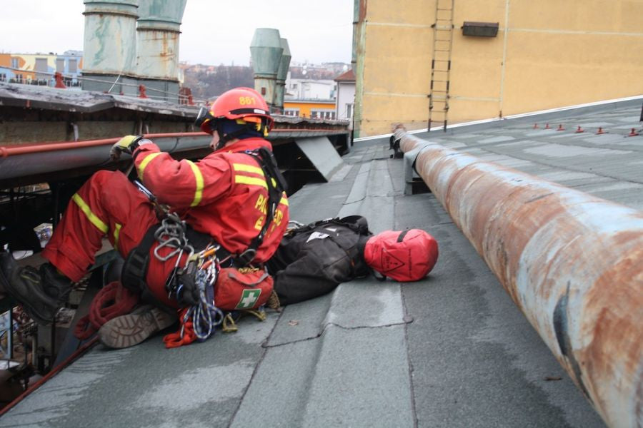 Rooftop Rescue of Manikin
