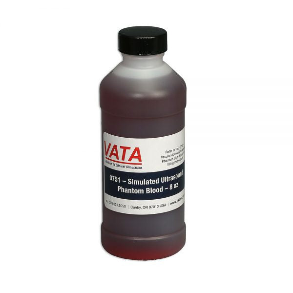 VATA Simulated Ultrasound Blood (235ml / 8oz Bottle)