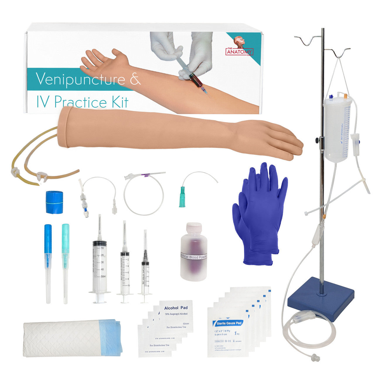 Venepuncture and IV Practice Kit and Simulation Arm