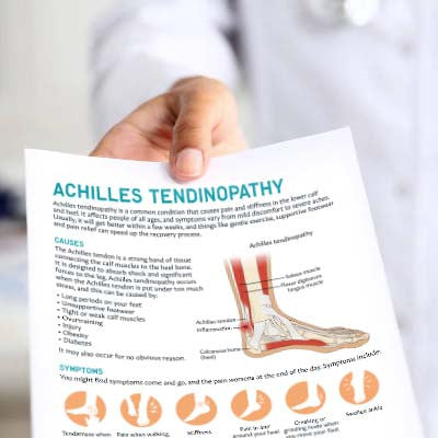 Achilles Tendinopathy Patient Education Handout (Printable PDF)