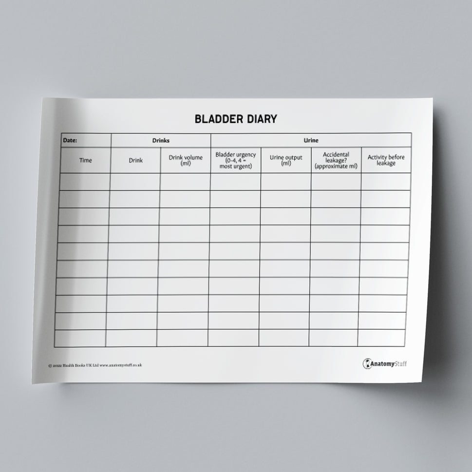 Bladder Diary (Printable PDF)
