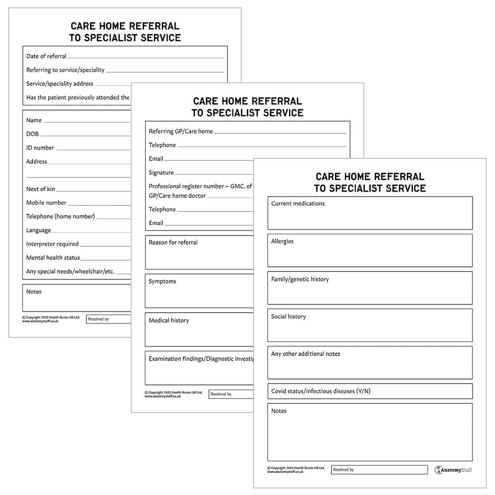 Referral Forms Pack (Printable PDFs)