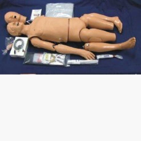 Adult Torso ALS Trainer with ECG Trainer + CPR / Intubation Head