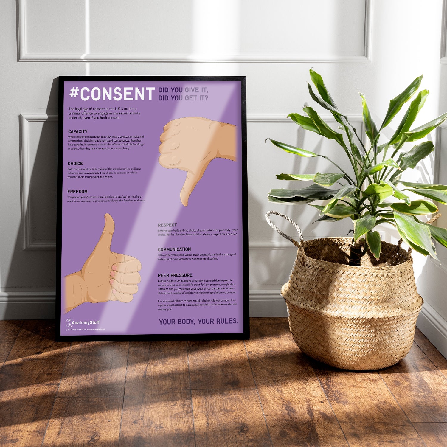 Consent: Did you give it, did you get it? Chart / Poster