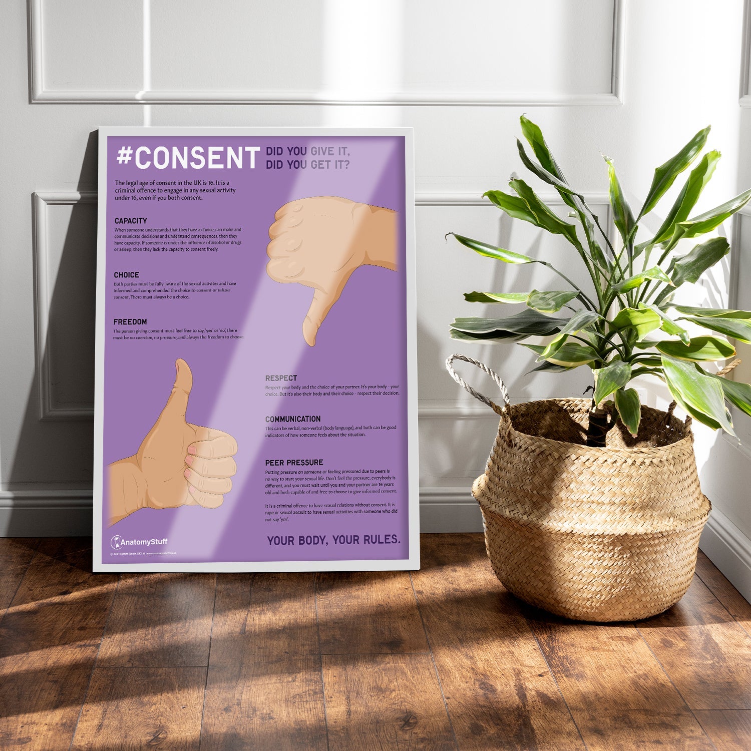 Consent: Did you give it, did you get it? Chart / Poster