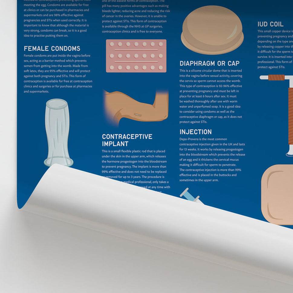 Contraception: Do you know your options? Chart / Poster