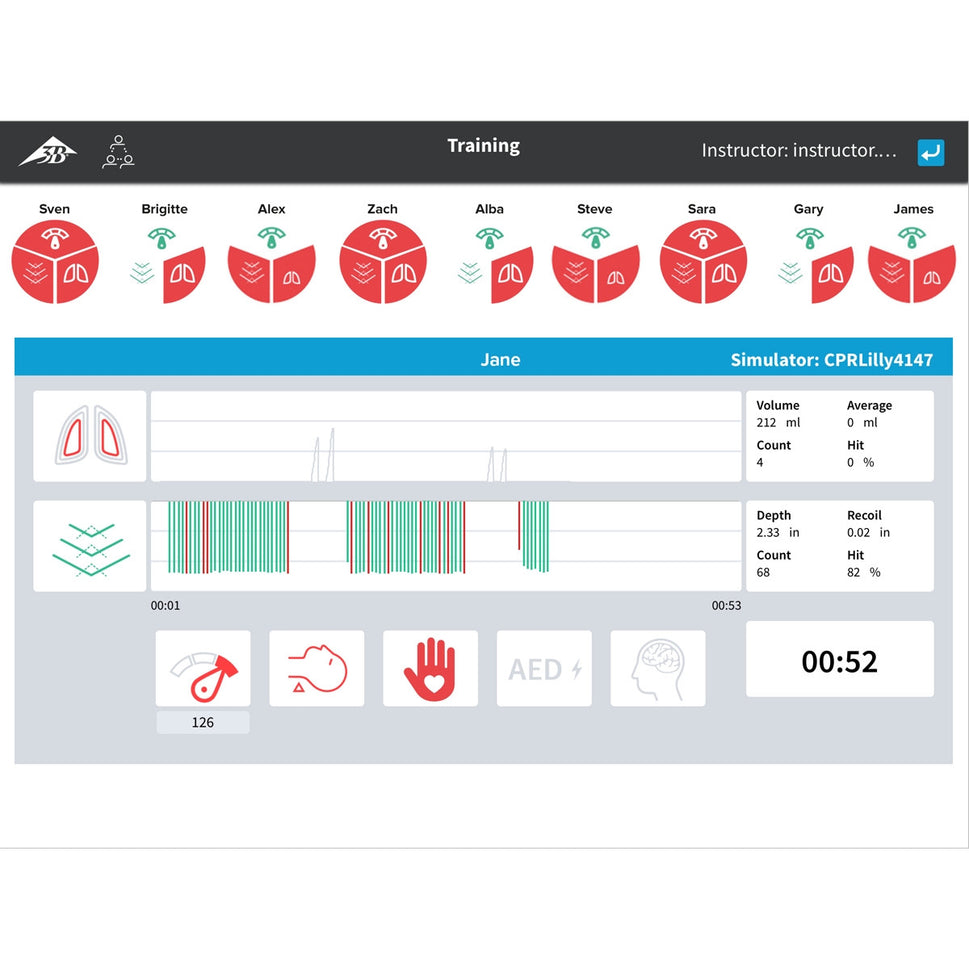 CPRLilly Simulator PRO+ (with tablet)