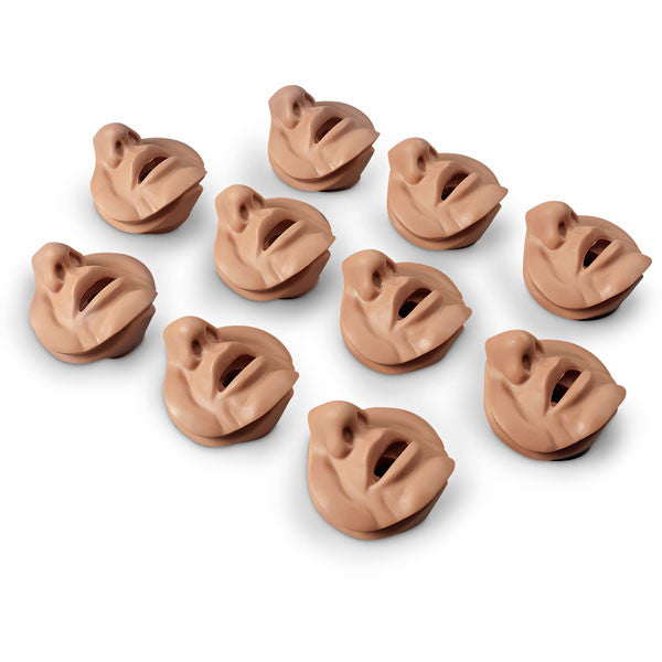 Replacement Mouth/Nose Pieces for Fat Old Fred Bariatric CPR Manikin (10 pack)
