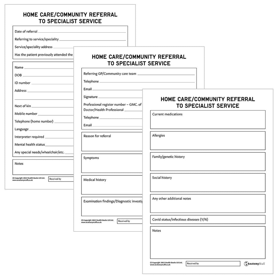 Referral Forms Pack (Printable PDFs)