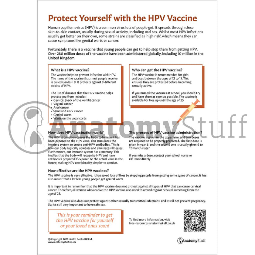 HPV Vaccine Printable PDF Sample