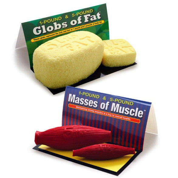 Globs of Fat and Masses of Muscle Set (1 lb and 5 lb)