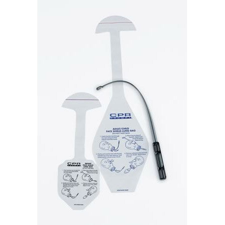 Replacement Face-Shield Lung Bags for CPR Prompt Adult/Child (100-Pack)