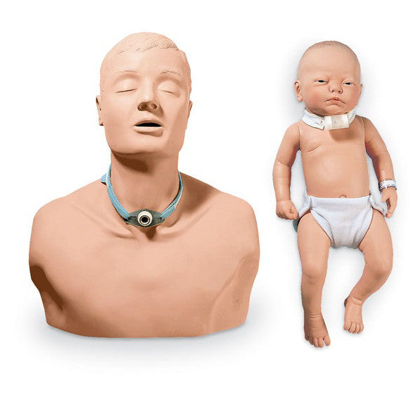 Adult & Infant Tracheostomy Care Simulator Set