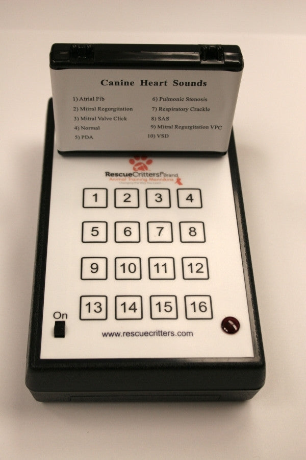 K-9 Canine Breath Sound and Heart Sound Simulator