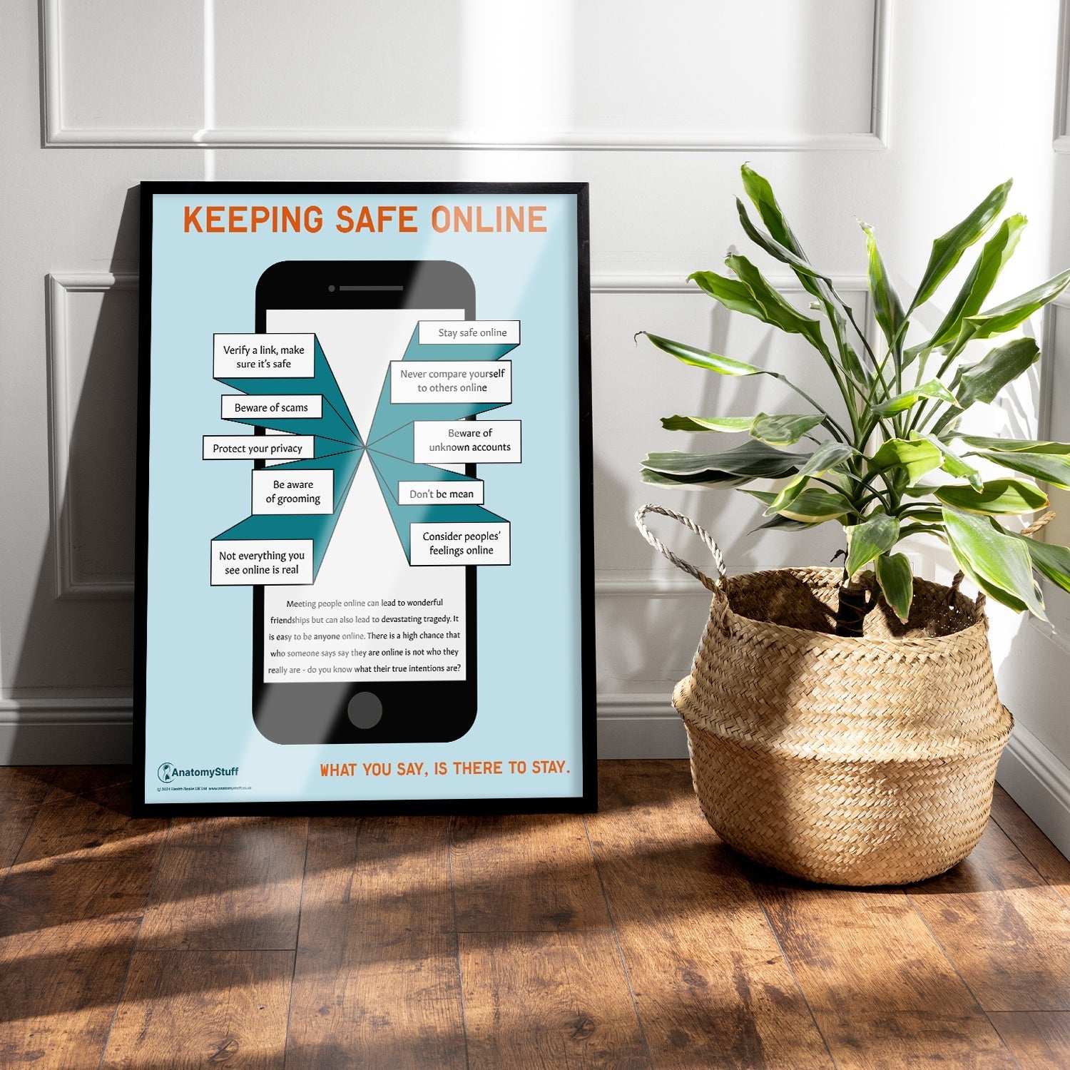 Keeping Safe Online Chart / Poster - Part of Collection