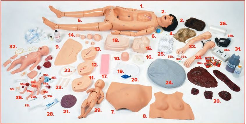 Advanced Lucy Maternal and Neonatal Birthing Simulator