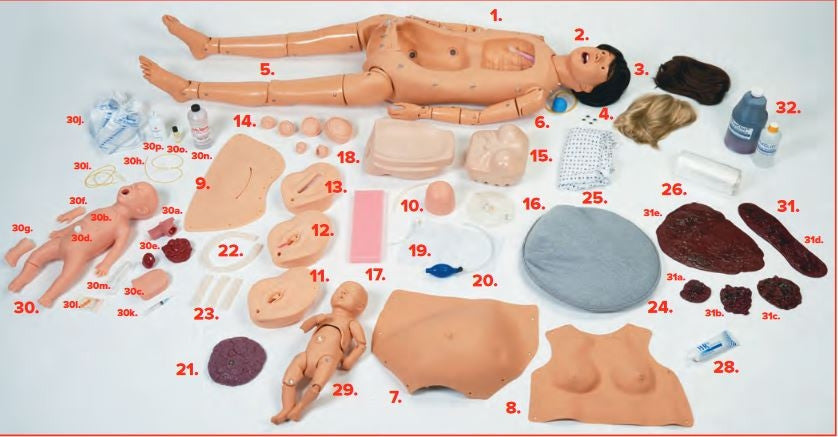 Complete Lucy Maternal and Neonatal Birthing Simulator