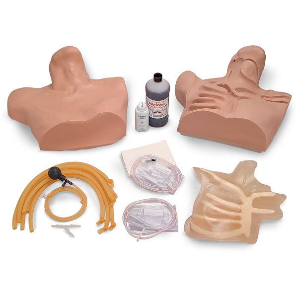 Skin and Vein Replacement Kit for Central Venous Cannulation Simulator