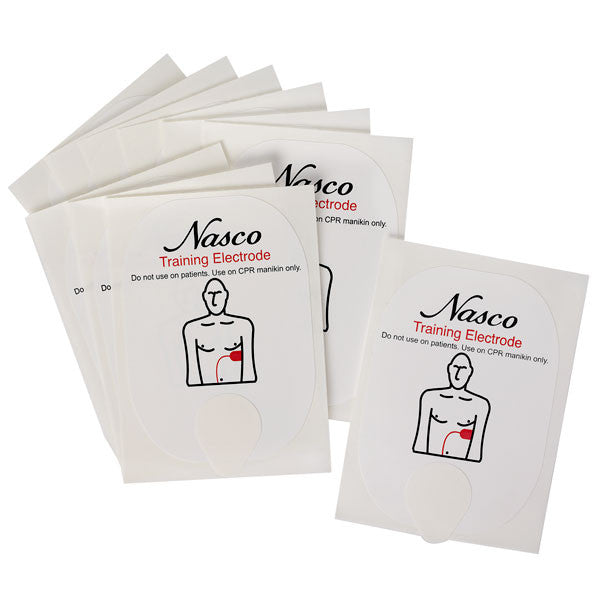 Replacement AED Training Pads for Universal AED Trainer (Pack of 5 pairs)