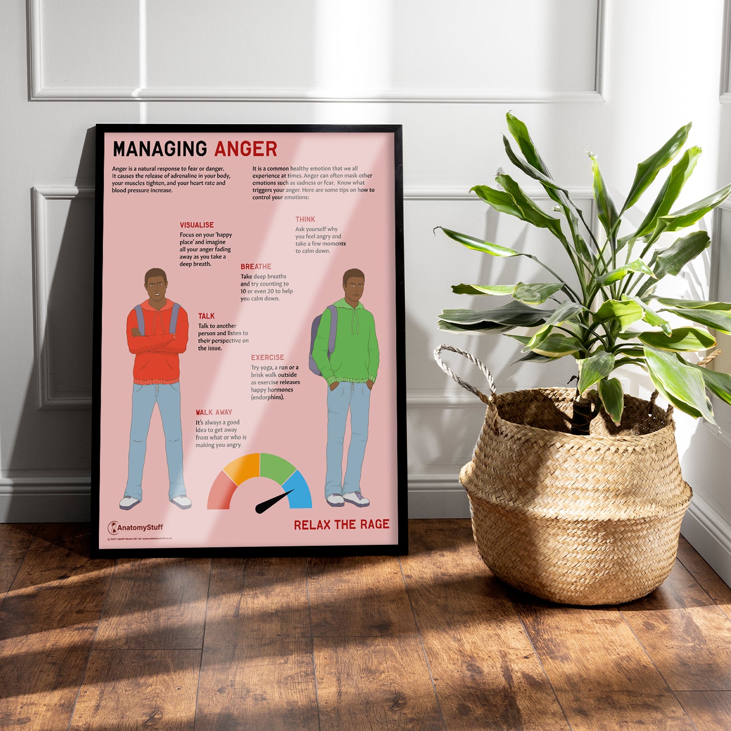 Managing Anger Chart / Poster - Part of Collection