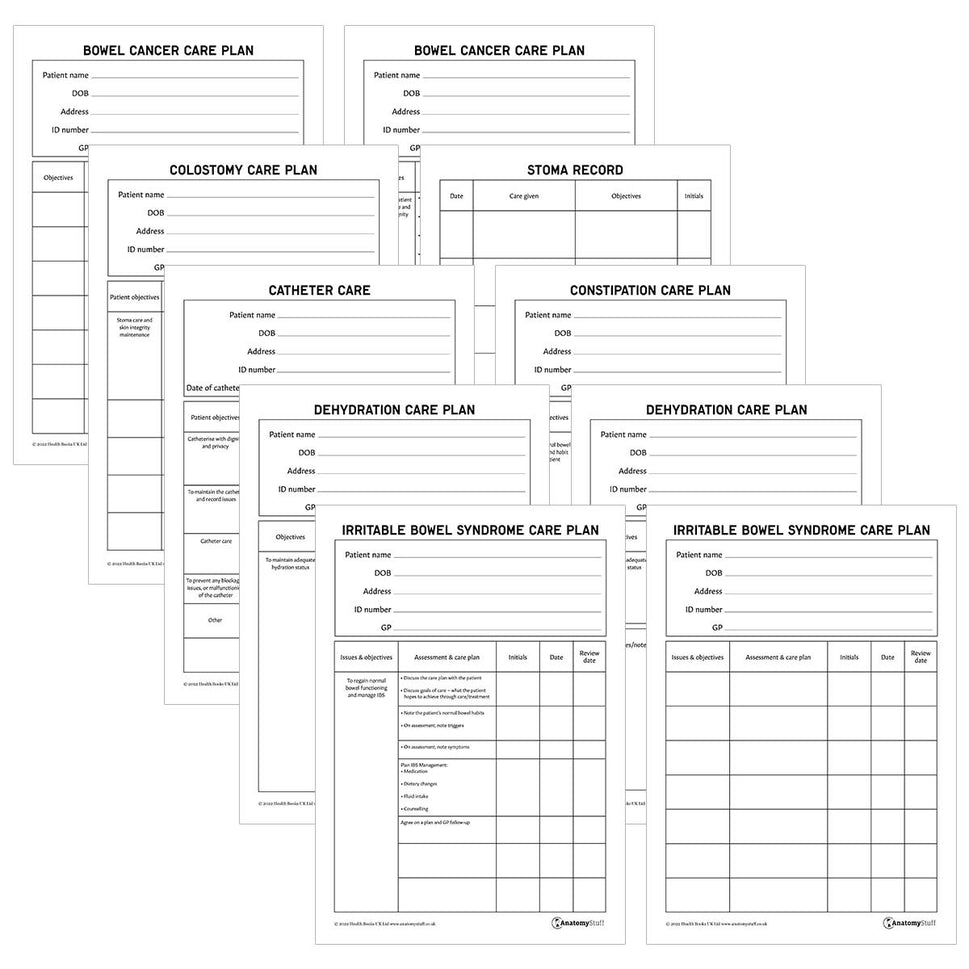 Generic Nursing Plans Pack (Printable PDFs)