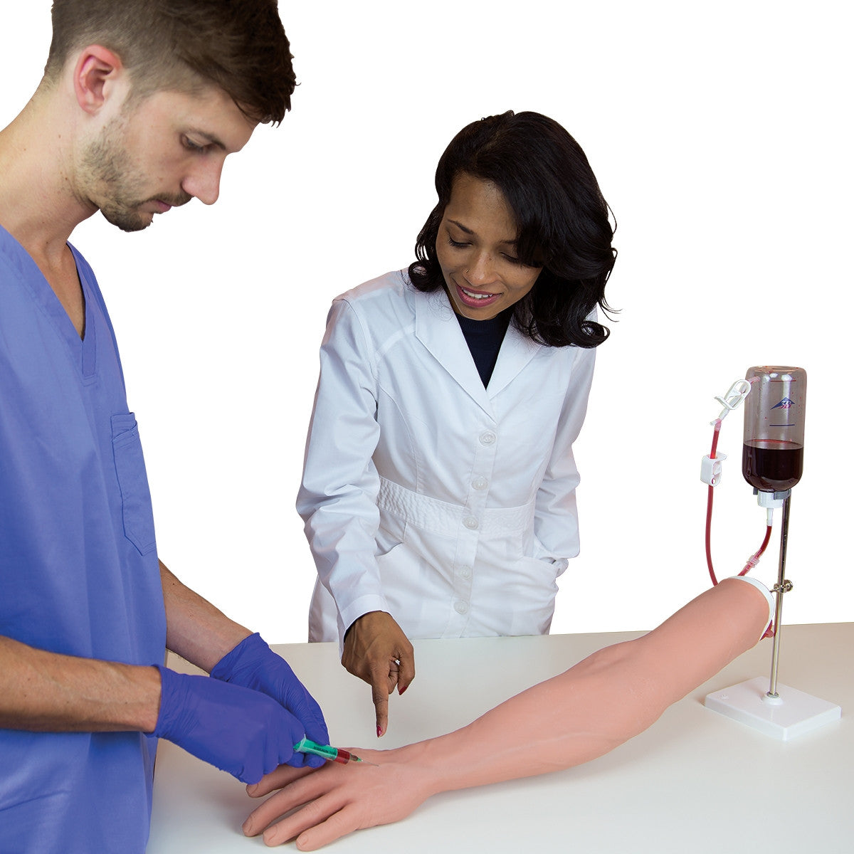 Light Skin Tone IV Training Arm