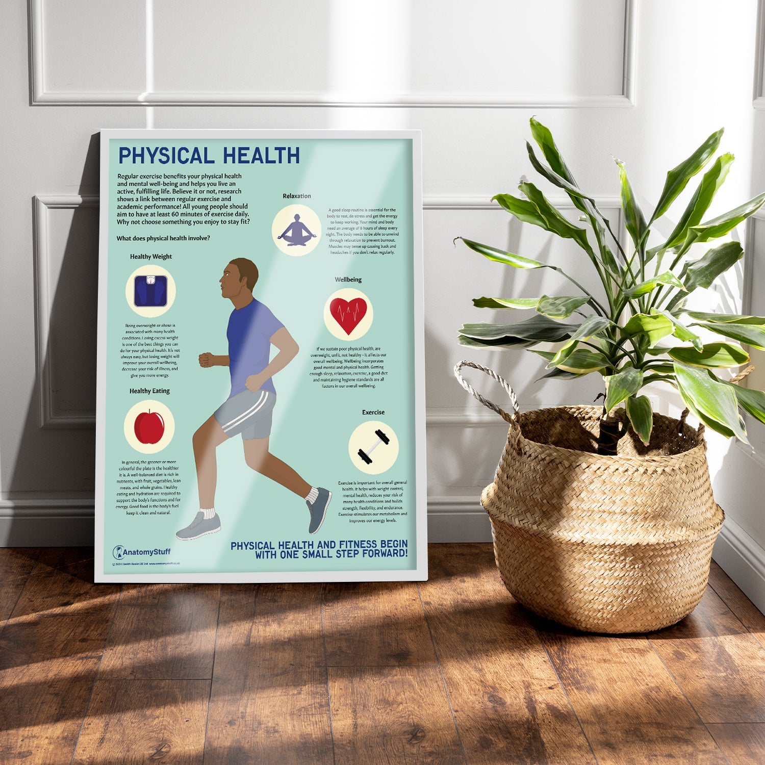 Physical Health and Fitness Chart / Poster - Part of Collection