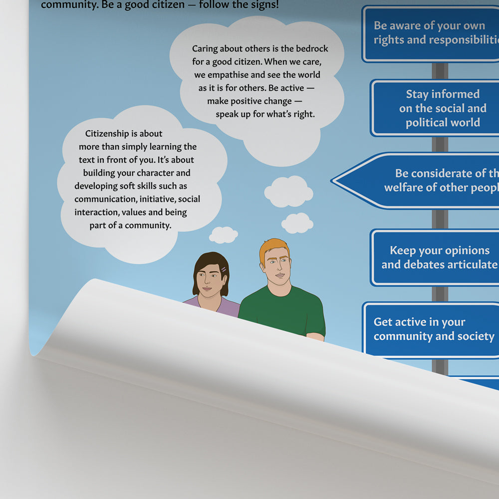Road to Good Citizenship PSHE Chart / Poster - Part of Collection