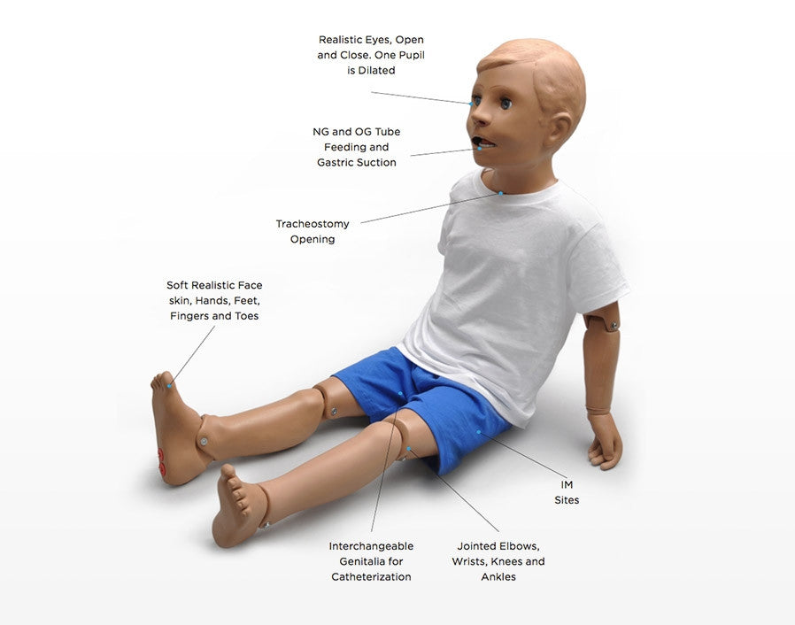 MIKE and MICHELLE Five-Year-Old Paediatric Care Simulator