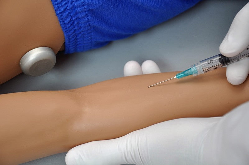 Five-Year-Old CPR Care Simulator with Intraosseous Access, IV Arm/Leg and Omni Code Blue Pack